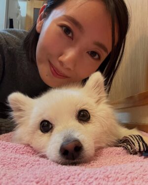 Haru Instagram - 🌈
一年前の今ごろ、むくはお星さまになりました。
番組や取材でお話しする機会も多かったので、
一応こちらで報告させてください。
一人暮らしで初めて迎えた家族で、
小さい頃から病気がちで、留守番のたびに心配して、
一生懸命この小さな白い生き物を守らねばと、頑張っていました。
楽しいことも、困ったことも思い出はいっぱいです。
たくさんの人に愛されて、本当に可愛かったなあ。
愛しい足音が聞こえてこなくなってもう一年だなんて、びっくりしてます。
むっちゃん、おかーさん元気に頑張ってるよ！

この投稿を見て悲しい気持ちにならないでくださいね。
寂しい気持ちは無くならないけど、私はずっと元気です☺️