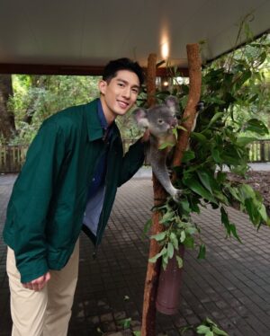 He Ying Ying Instagram - back in our comfort zone 🐨🦘🇦🇺⁣
⁣
we got to pat a koala! and feed kangaroos! and saw so many magnificent and adorable Australian animals at @lonepinekoala, the world’s first and largest koala sanctuary home to 120 koalas 🤩 ⁣
⁣
too much cuteness in one day - can’t wait to show you guys the videos we took there for #YAYSeason2 🤎⁣
⁣
@visitbrisbane ⁣
@queensland