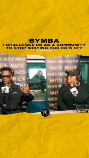 Heather B. Instagram - @therealsymba I challenge us as a community to stop writing our og’s off. #symba 🎥 @swaysuniverse
