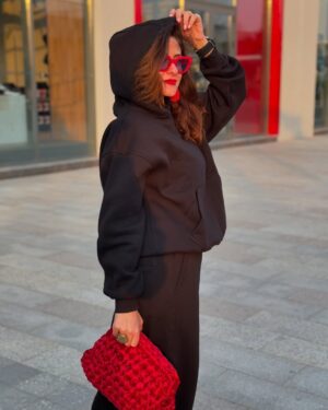 Heidy Karam Instagram - Styled by the one and only @antikka.eg  clutch from @aidaclothingjewelry