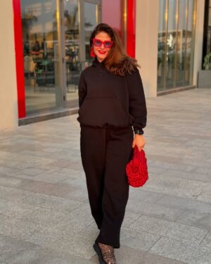 Heidy Karam Instagram - Styled by the one and only @antikka.eg  clutch from @aidaclothingjewelry