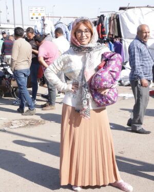 Hind Nizar Instagram - نورت بغداد ورده