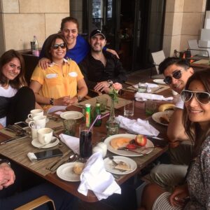 Hoda Saad Instagram - مع الأحباب أهل الفن والمغنى ، وائل جسار ، رويدة عطية ، أيمن الاعتر :) ❤️🎶