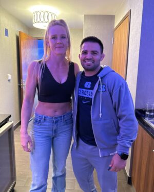 Holly Holm Instagram - This was my first year attending the NCAA championships and the atmosphere was really something special. Always a blessed time with @izzystylewrestling @realvvoods @kennedyblades and I’m honored to meet some legends of the sport. An experience I’ll remember forever. ❤️ I loved seeing our president show up to support these athletes and their hard work. 👊