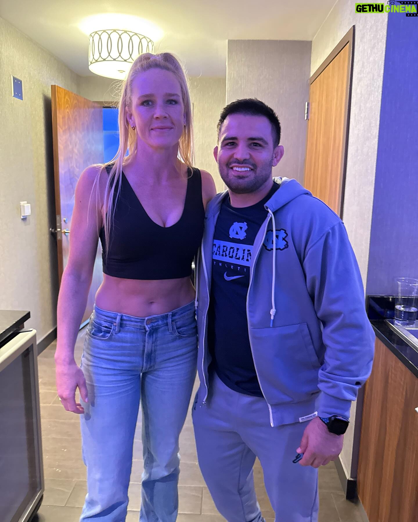 Holly Holm - 48.7K Likes - This was my first year attending the NCAA championships and the atmosphere was really something special. Always a blessed time with @izzystylewrestling @realvvoods @kennedyblades and I’m honored to meet some legends of the sport. An experience I’ll remember forever. ❤️ I loved seeing our president show up to support these athletes and their hard work. 👊