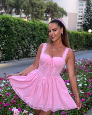 Hygerta Sako Instagram - Lil princess in lil pinky dress 🌸 

@eris_style2020