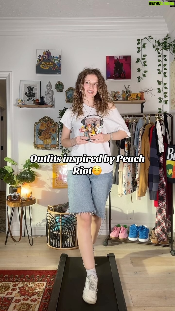 Indi Star - 1.1K Likes - Outfits inspired by peach riot rush hour seriessss @popmart !!!😁🤍 MY FAVORITE ! Lmk what I should do nexttt #popmart #outfitinspo #peachriot