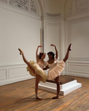 Isabella Boylston Instagram - more @selkie degas with the beautiful @maddiebdancing 🎀