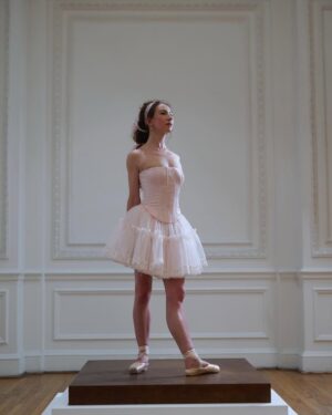 Isabella Boylston Instagram - Degas ballerina for a day @selkie Petite Danseuse collection is now live 💙