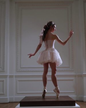 Isabella Boylston Instagram - Degas ballerina for a day @selkie Petite Danseuse collection is now live 💙