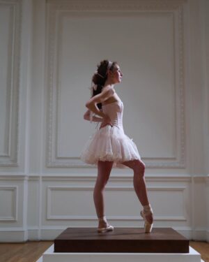 Isabella Boylston Instagram - Degas ballerina for a day @selkie Petite Danseuse collection is now live 💙