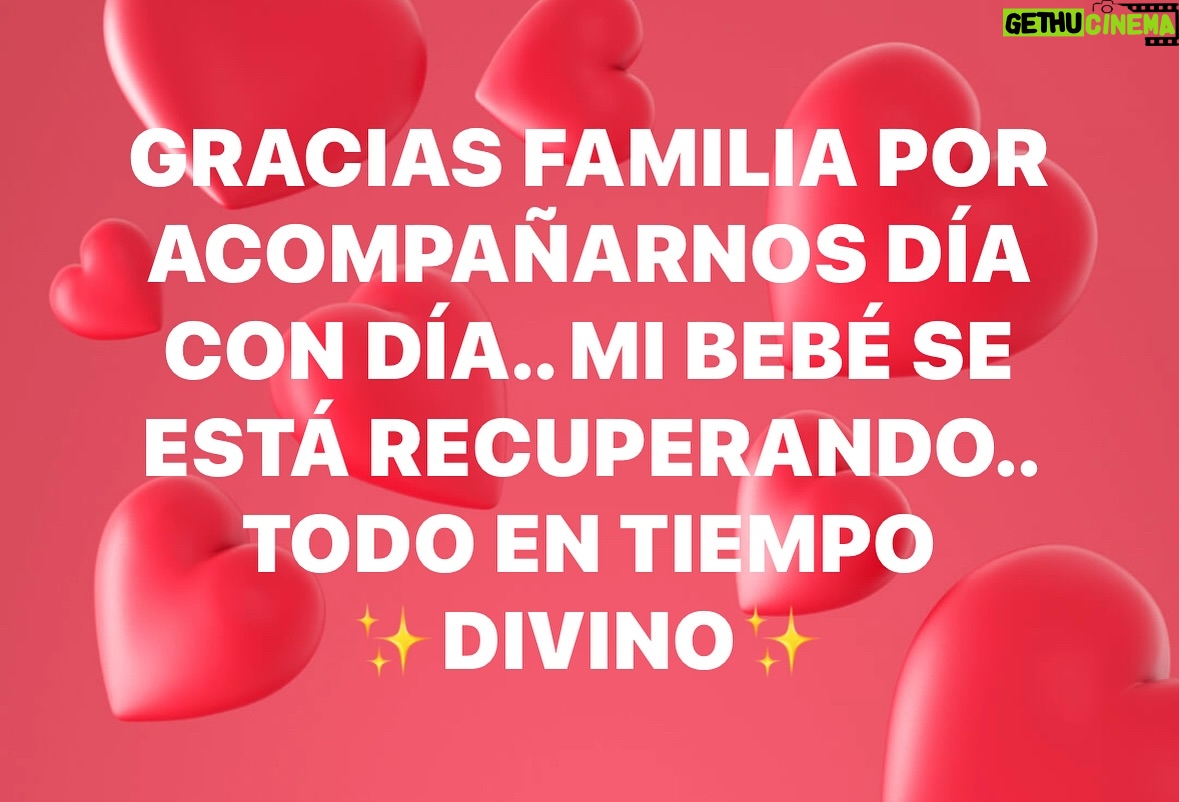 Ivonne Montero - 20.7K Likes - ..ESPERO CON ANSIA YA PRONTO TENERLA EN CASITA.. DIOS MEDIANTE! 🦋✨🌸🤲🏼🌸✨🦋
#amen
#fuerzacampeonsaturnino 💥👊🏼💥
#aganarpequeñamariaalicia 💥🏆💥
#contodo 💥🫵🏼💥
#suspapislosesperan ✨💞✨
#nuestrasbendicionessonsusbendiciones #sanacion #recuperacion #fe #nuestrasoraciones #hechoesta