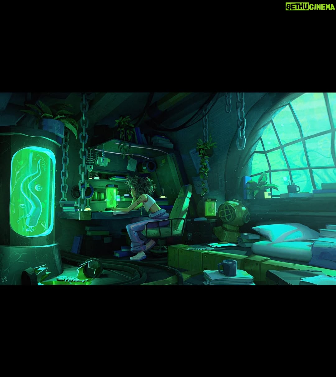 Jackie Droujko - 9.1K Likes - Love making more vis dev work. I’ll show the 3D set tomorrow. #3d #blender