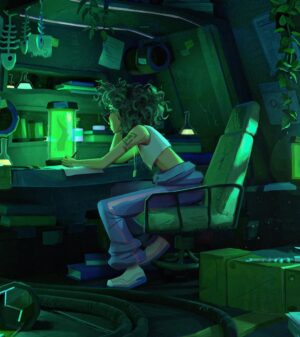 Jackie Droujko Instagram - Love making more vis dev work. I’ll show the 3D set tomorrow. #3d #blender