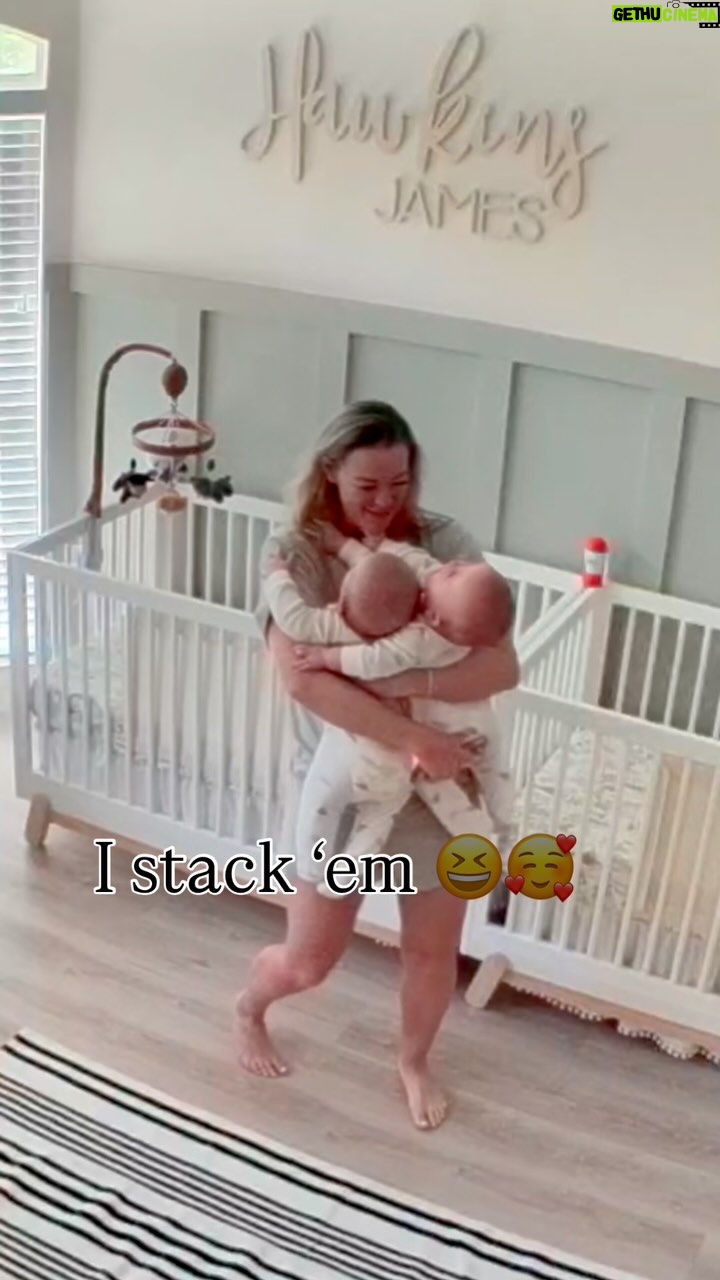 Jamie Otis - 7.8K Likes - I’ve really mastered this double pick up so one twin isn’t left behind while I take care of the other baby.☺️ And they LOVE it when I carry ‘em both — I wonder if it’s bc it smushes them together like they were in my womb?!🥰😆
There’s nothing “ordinary” about being a twin mom. Everything I thought I knew and was confident in as a mommy to two singletons has been challenging with two.💙
The biggest challenge has been in the sleeping and eating department … but I dont know - it’s also simple things like just gathering all the kids up to go anywhere….its just all feeling a wee bit more difficult🤪
I really thought for sure breastfeeding the twins would be so easy bc I had an over supply with my last baby & I exclusively nursed each of my older two for one year - but I’m having to supplement with formula this time around.🍼
Thank God for formula!🙏
I don’t know why I feared sleep training this time around? I did a very gentle Ferber-like approach with both of my older two and it worked GREAT.
But this time around it’s like my confidence went out the window.
It’s just that hearing my babies cry for even 1 min hurts my heart - and as you can imagine if they’re both crying it’s double stressful. OR If they go one after the other it feels like they’ve been crying forever. it FEELS soul crushing - when really neither of them have cried for long.
We are on night 5 of sleep training tonight and although they each woke up once last night - the night before they slept the👏whole👏night👏 so I have HOPE we are turning a corner.🤞
Anyways, I’m just blabbering on now 🤪 … I know these hard times won’t last forever! We are really starting to get our groove already!👏👏❤️❤️
This whole twin mom thing is inevitably going to be a bit double the “trouble” but it’s also double alllllll the fun!💯… just look at their sweet smiles!🥰
#twinmom #twinning #twinsofinstagram #boymom #6monthsold #doubledouble #identicaltwins