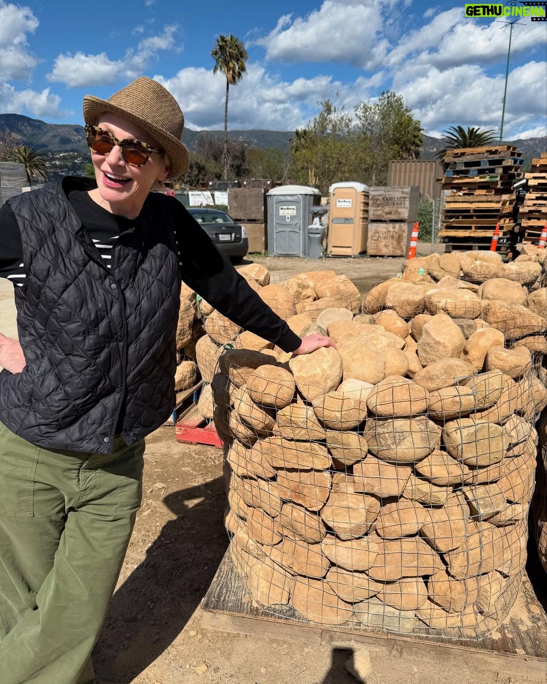 Jane Lynch - 5.2K Likes - Me and some rocks and some port-a-potties. (Posted only cuz I think I’m so cute in this pic)