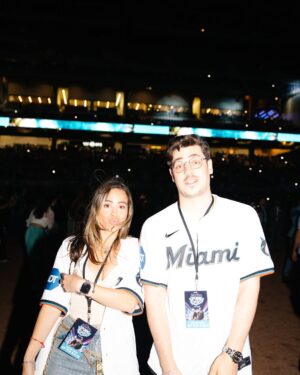Janelle Marie Instagram - Opening Day 2025! Thank you @marlins x @influur ❤️⚾️ 📸 @wattleyph