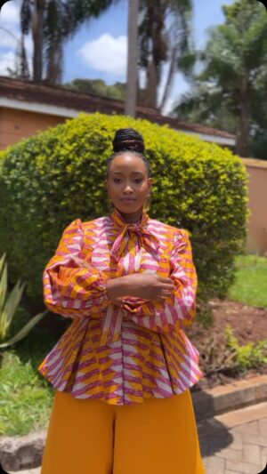 Janet Mbugua Instagram - We’re in our #glowup era, inside and out, because this year’s What Women Want Summit has been powerful—real, necessary conversations that hit home. Excited for this afternoon’s plenary, kicking off in just a few moments!

More details coming soon, plus a reminder of why we should all rally behind @pinkyghelani’s incredible vision. ✨ @whatwomenwantke

Blouse: @yvonneafrostreet
Pants: @hawi_rtw
Earrings: @apargadek
Make up: @mercymuthonie.makeup 

#WhatWomenWant #ShiftingNarratives #WomenWhoLead #Empowerment #DadaCulture