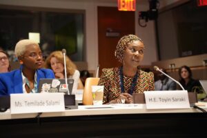 Janet Mbugua Instagram - Millions of children continue to be locked out of accessing quality education, deepening some of the worlds greatest crises.

On the sidelines of UNGA 78, the @gpforeducation held a session about the power of investing in education. 

Thank you to the governments of #Kenya and #Switzerland, @rogerfederer, @unicef, @unitednations Deputy Secretary-General @aminajmohammed, @toyinsaraki, @theglobaltemi, and other education partners and government representatives for coming together to discuss the importance of investing in quality learning for all. I’ve tagged some of the individuals and organizations, in this post. Please follow them to learn more about their work!

It was great moderating the session. 

Also pictured with GPE Team Lead for Global Advocacy, @ka_yulie. 

#fundeducation 
#transformingeducation 
#educationmatters 
#UNGA78