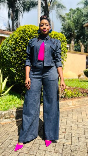 Janet Mbugua Instagram - A touch of pink is always a vibe! ✨💖

Excited to see some of you soon at @trademarkhotel from 11am for the What Women Want Summit and the #DadaCultureSession.

See you there! 🔥

#wwwsummit25 #WhatWomenWant #DadaCulture 

Outfit: @hawi_rtw 
Styled by: @brianbabu 
Makeup: @mokeiraoyaro_makeup