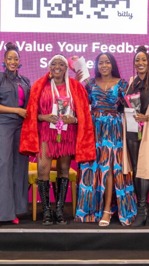 Janet Mbugua Instagram - This wasn’t just a conversation — it was a powerful exchange of truth, perspective, and lived wisdom. A massive thank you to the phenomenal women in the room, @lushangela_, @muthonidrummerqueen, and @_lydiakm, for showing up with such courage, depth, and unfiltered honesty. 

To our incredible community that joined us, thank you!

Dada Culture – Shifting Conversations is officially live, and the debut couldn’t have been more powerful. This isn’t just about amplifying important voices — it’s about shaping and shifting culture through storytelling. And this is only the beginning.

Curious about what went down? Watch the full conversation now on YouTube — link in my bio!

Thank you to @leonmalu and @jmmediaavenueproductions for capturing this experience ✨

Already counting down to the next one.
#DadaCulture #ShiftingConversations #ItsOfficialWithJanetMbugua #WatchNow