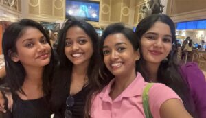 Jasmine Parveen Instagram - Myyy Gurlssss , We Laugh , fight , fix & stay :) 🦄💕 
❕ We Laugh till our Skirt hook bursts 🐥💨
❕ We Fight for skincare products 🥰🏃🏽‍♀️‍➡️
❕ We Fix it with a couple of Mutta Dosai 👀🍳
❕ We Stay to laugh out loud all over again 🫂🔒❤️

And ofcourse , FUN like No other girls have ever hadddd !!! ♾️

🦋 ONLY Transparency between the 4 of us ! 🦋

#crazy #girlies #friendship #love #strength #cute #actor #chennai