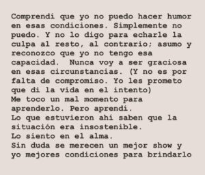 Javiera Contador Instagram - Gracias por tanto, perdón por tan poco.
❤️🙏🏼❤️🙏🏼
Son 5 pag. 😬
P.D: Disculpen lo largo. (Y eso que es un resumen.El original tenia 324 páginas.)