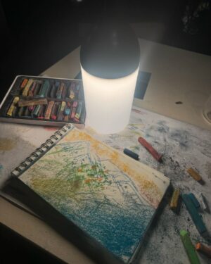 Jeanne Goursaud Instagram - mountains moon sea sun