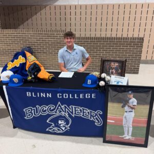 Jennie Finch Instagram - Signing Day for Ace w/ @blinn_baseball We couldn’t be more proud of him and so excited for him and his teammates to continue their athletic careers! 
Go Tors, Go Bucs! 
Sending so many thank you’s to all that have poured into our boy, we so appreciate you! 🙏🏽