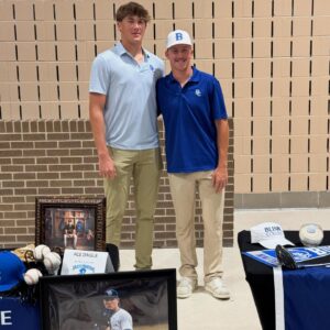 Jennie Finch Instagram - Signing Day for Ace w/ @blinn_baseball We couldn’t be more proud of him and so excited for him and his teammates to continue their athletic careers! 
Go Tors, Go Bucs! 
Sending so many thank you’s to all that have poured into our boy, we so appreciate you! 🙏🏽