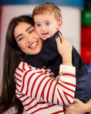 Jessica Azar Instagram - 2 years of pure love! 
Happy birthday to my sweet boy with the biggest heart and brightest smile. 
From the moment I held you, you became my world. I love you more than words can say! ❤️