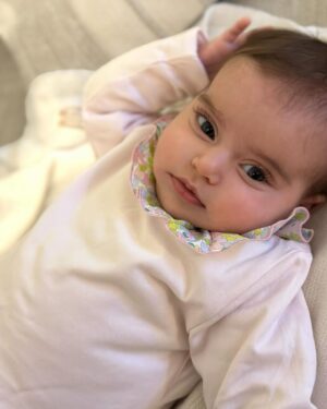 Jessica Azar Instagram - My baby princess SHAHA🩷  You are the love I never knew I was missing, and the piece of my heart I never want to let go of 🤱🏻