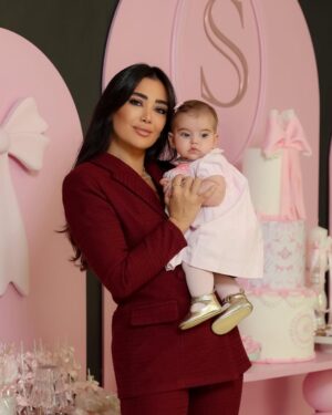 Jessica Azar Instagram - Welcome home baby Shaha 🎀 
I adore you my Princess 🤍