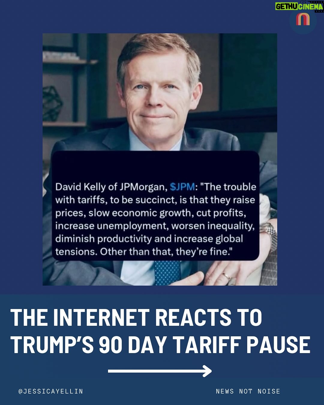 Jessica Yellin - 9.5K Likes - Possible insider trading. Chaos. Indecision. Irrational policy. And a position that alienates allies and moves markets away from the dollar.
But did you know that China owns about $760 billion in US Treasuries. There’s been a massive sell off of treasuries. Who might be doing it….?