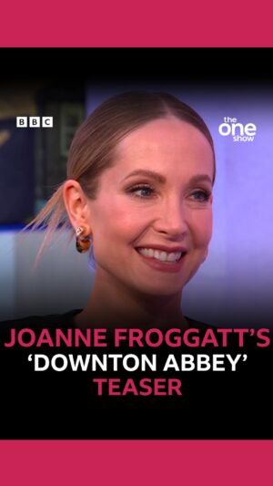Joanne Froggatt Instagram - Spoiler alert! 👀 
Joanne Froggatt reveals what’s to come in the final farewell of Downton Abbey later this year... 🥹

#TheOneShow #iPlayer