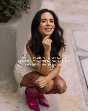 Johanna Fadul Instagram - Solo tú conoces tu verdad, solo tú sabes cuánto le has tenido que batallar. Y así mismo sabes lo capaz y valiente que eres. NUNCA TE RINDAS ❤️‍🔥
