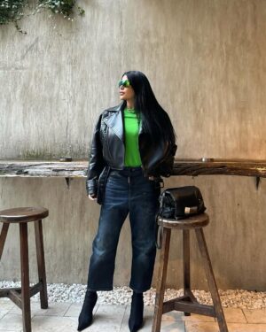 Jonida Maliqi Instagram - @nsstore.al 👖