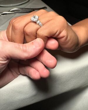 Josetty Hurtado Instagram - We came into each other’s lives just a couple of kids with bright eyes and full hearts.  We knew then and we know now.  Seven years for the rest of our lives. 💍❤️ 
Jesse & Josetty  02-22-2024

#engaged #love #amor