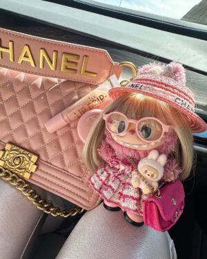 Josetty Hurtado Instagram - My labubu has a labubu and shes Blonde 💗

#labubu #chanel #outfit #popmart #fashion #ootd #losangeles #california #irvine #oc #orangecounty #vegas #lasvegas