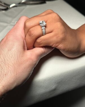 Josetty Hurtado Instagram - We came into each other’s lives just a couple of kids with bright eyes and full hearts.  We knew then and we know now.  Seven years for the rest of our lives. 💍❤️ 
Jesse & Josetty  02-22-2024

#engaged #love #amor
