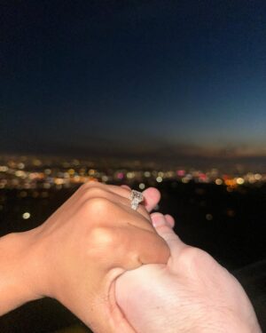 Josetty Hurtado Instagram - We came into each other’s lives just a couple of kids with bright eyes and full hearts.  We knew then and we know now.  Seven years for the rest of our lives. 💍❤️ 
Jesse & Josetty  02-22-2024

#engaged #love #amor