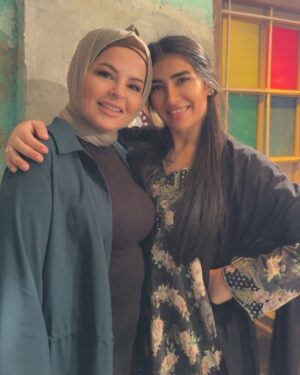 Jouman Kathem Instagram - #كواليس #زهرة_عمري