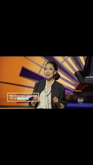 Judy Joo Instagram - It’s a lightning round Q&A with #HouseOfKnives judge @judyjoochef!
.
New episodes on Tuesdays @ 9|8c 🔪 Don’t forget to watch! On @foodnetwork or @discoveryplus 
.
.
 #judyjoo #chefsofinstagram #cheflife #chefs #korea #chefslife @foodnetwork