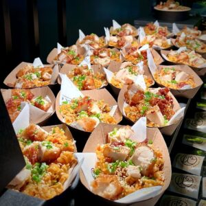 Judy Joo Instagram - Happy to announce yet another season at Citi Field @citifield with The New York Mets @mets! 
We fed about 250 journalists and influencers at their annual “What’s New!” event.  We served up our famous Seoul Bird Korean Fried Chicken on kimchi fried rice.  Yum yum!  Don’t worry we will still have the chicken sando too.  Let’s play ball!  See you opening day! 
.
#mets #chefsofinstagram #baseball #stadiums #chefs #chefslife #judyjoo @seoulbirduk @chefandrewhales 
.