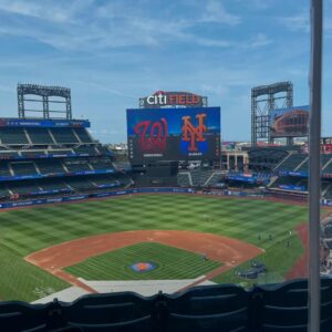 Judy Joo Instagram - Happy to announce yet another season at Citi Field @citifield with The New York Mets @mets! 
We fed about 250 journalists and influencers at their annual “What’s New!” event.  We served up our famous Seoul Bird Korean Fried Chicken on kimchi fried rice.  Yum yum!  Don’t worry we will still have the chicken sando too.  Let’s play ball!  See you opening day! 
.
#mets #chefsofinstagram #baseball #stadiums #chefs #chefslife #judyjoo @seoulbirduk @chefandrewhales 
.