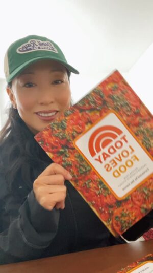Judy Joo Instagram - I just got my copy of “TODAY Loves Food” cookbook, and you can find my amazing recipe for kimchi fried rice in it. It’s a compilation of all of the talented chefs and hosts and celebs who have been on TODAY!  Be sure to pick up your copy on April 29th. @todayshow @todayfood