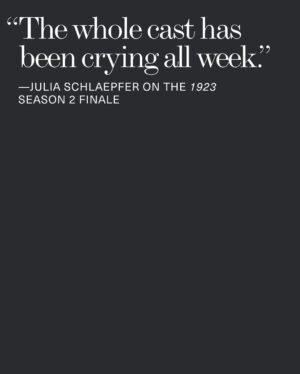 Julia Schlaepfer Instagram - If you need some time to sit with the shocking #1923 season 2 finale, #JuliaSchlaepfer is right there with you. “Emotionally, it’s going to take me a long time to process everything,” she tells ELLE.com. “But there’s also this incredible celebration, getting to share it with the world, and being so proud of it.”

At the link in bio, the actress behind Alex Dutton discusses filming the physically demanding episode, acting alongside #BrandonSklenar and #HarrisonFord, and how Alex has impacted the Dutton family legacy.

Photos: Caleb Martin