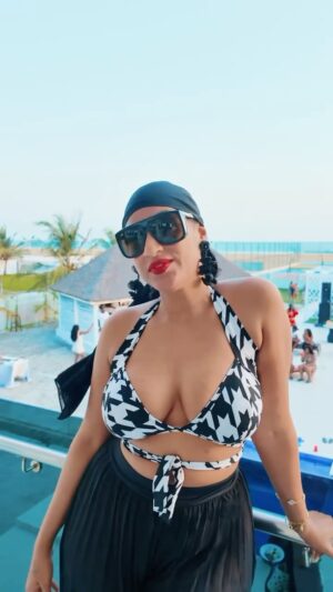 Juliet Ibrahim Instagram - My wish for you is that you meet yourself in someone else and see how it feels… 
-
#lagos #travel #beachday #tourist #illashe