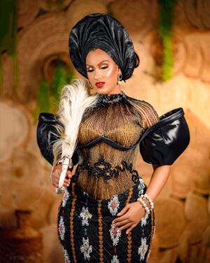 Juliet Ibrahim Instagram - Embracing Inner beauty and peace. #AfricanQueen #piscesqueen #julietibrahim