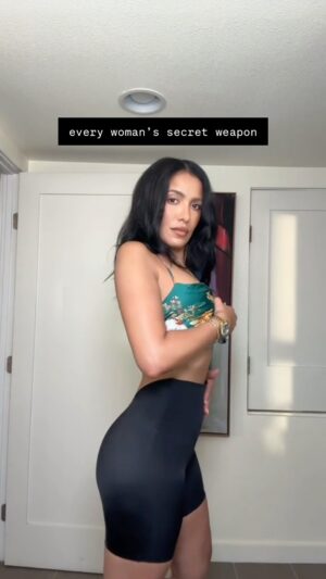 Julissa Bermudez Instagram - At this stage of my tia era, I prefer to wear shapewear. 

It holds everything together, so you’re not jiggling every which way. It is also easier to put a dress or outfit on because it has something to slip against rather than bare skin.
